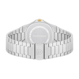 Herren Quarzuhr bicolor Edelstahl silber