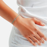 Armband Edelstahl Textil (salbei)