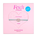 Armband Edelstahl Textil (salbei)