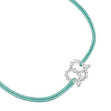 Armband Edelstahl Textil (salbei)