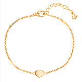 Set (Kette + Armband) Edelstahl gelbgold - Mama