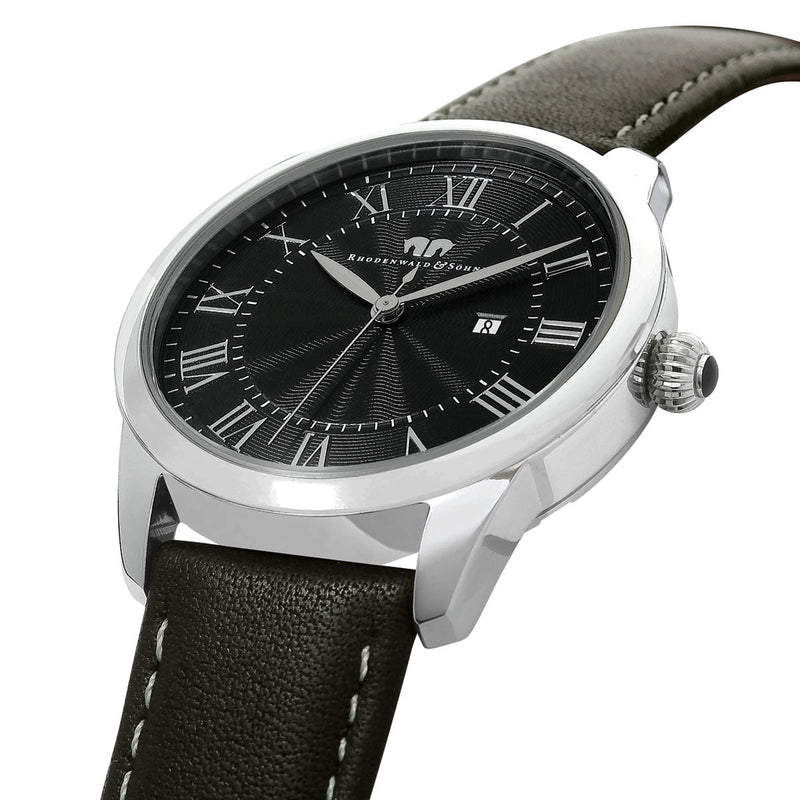 Durania Grand Unisexuhr Lederband B/B