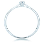 Ring Sterling Silber Diamant weiß