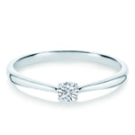 Ring Sterling Silber Diamant weiß