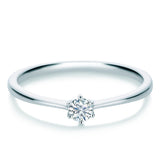 Ring Weißgold Diamant weiß