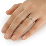 Ring Weißgold Diamant weiß