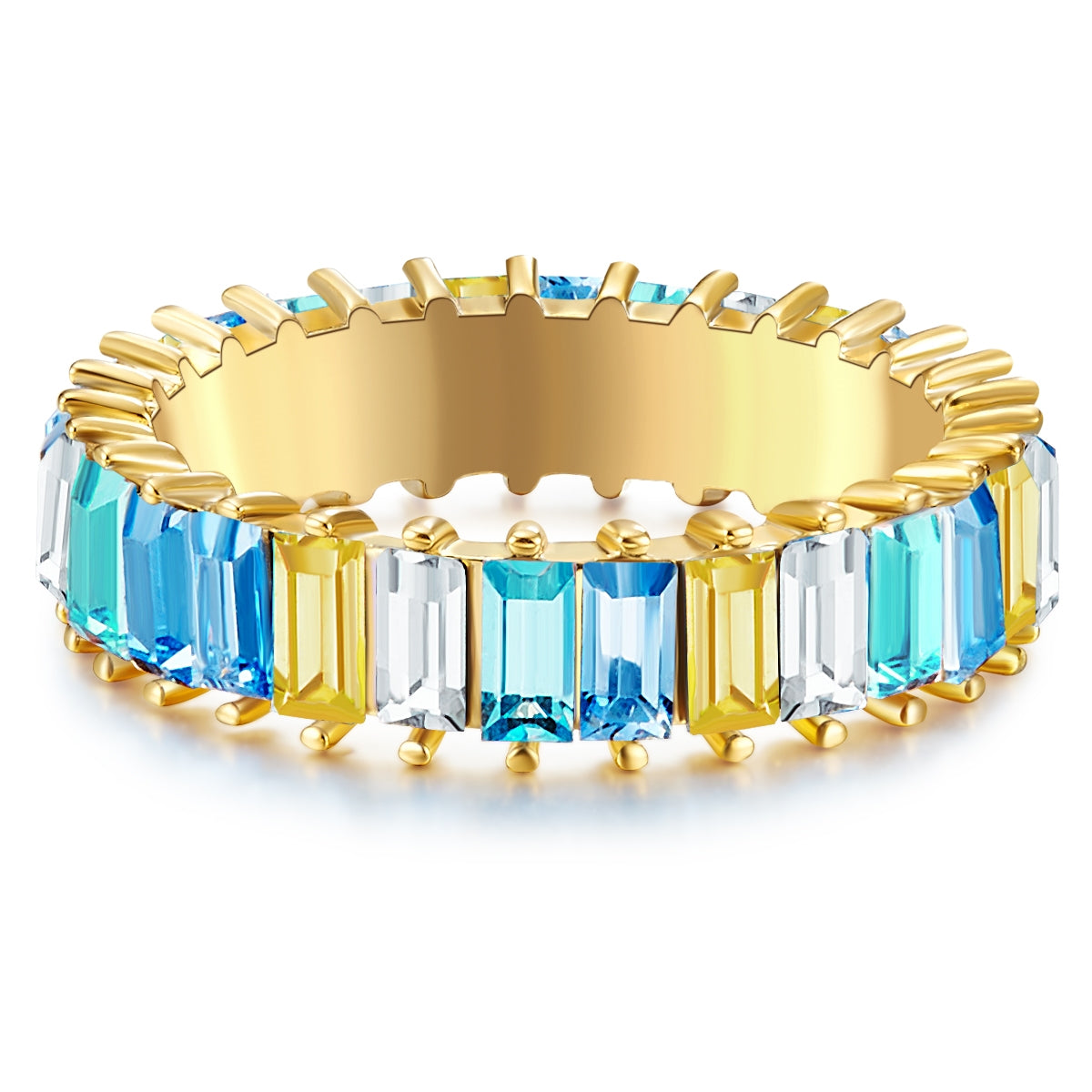 Golden ring with colourful stones | THOMAS SABO